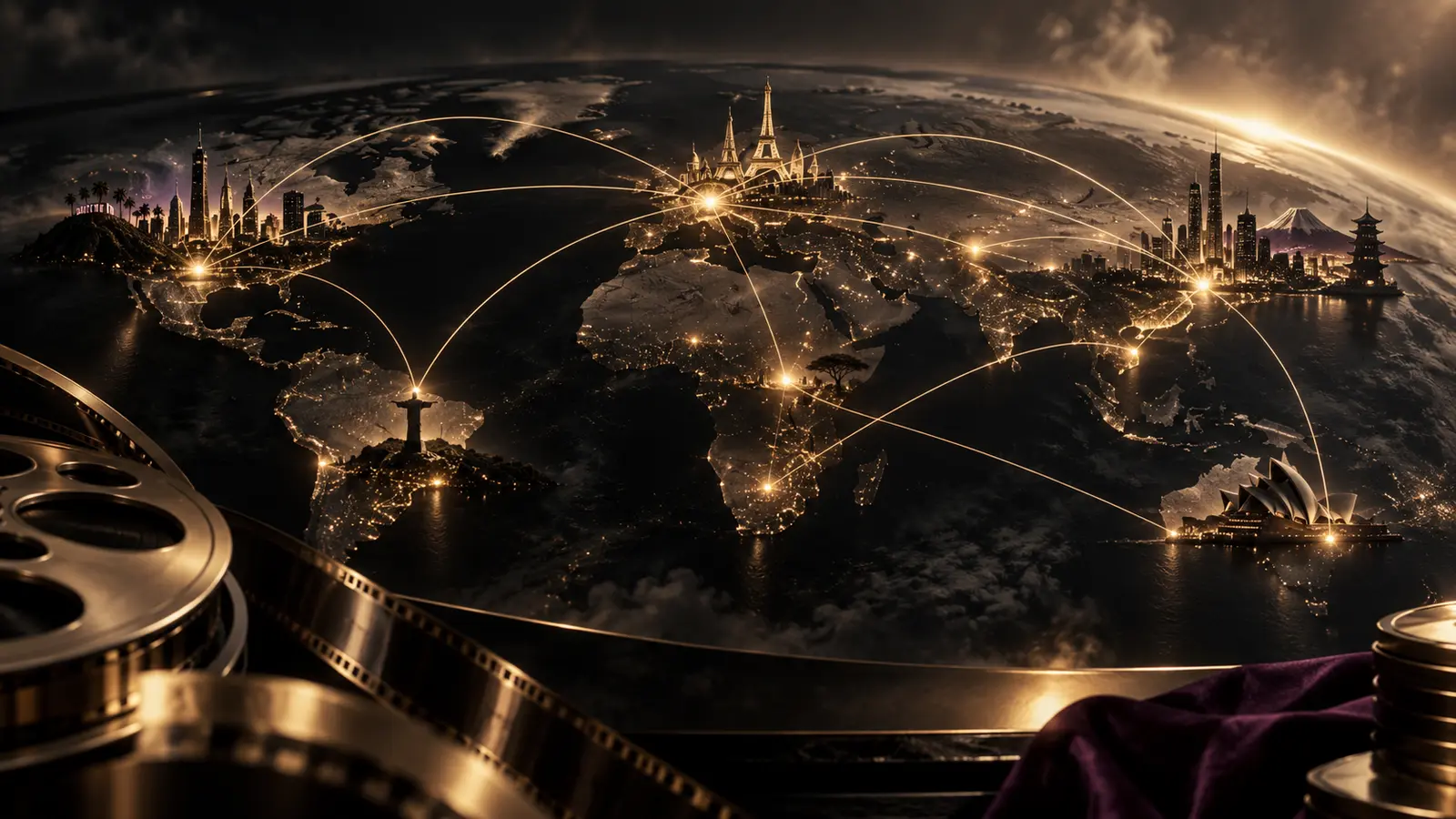 Global pathways connecting film and media markets